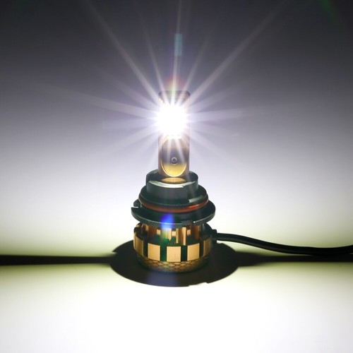 AUXBEAM 9007 HB5 CANBUS LED Headlight Bulbs High Low White 600% Brighter 20000LM - Picture 2 of 12