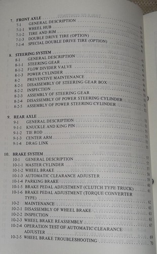 TCM FD15Z6 FD18Z6 FORKLIFT LIFT TRUCK SERVICE SHOP REPAIR WORKSHOP MANUAL - Picture 3 of 5