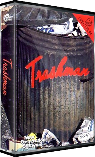 Sinclair ZX Spectrum 48K Spiel - TRASHMAN - neue Generation - getestet & funktionsfähig - Bild 1 von 2