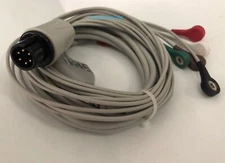 General 6pin ECG Cable Snap AHA Compatible Zoll Mindray CSI Nellcor 5leads