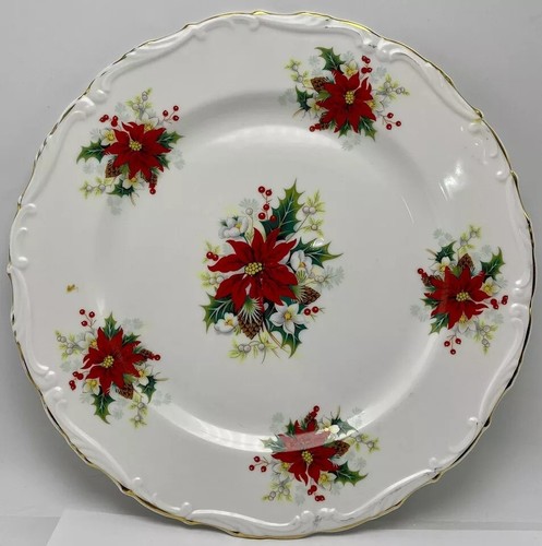 Lote de 3 platos grandes para servir cena Royal Albert Richmond Inglaterra Poinsettia - Imagen 11 de 22