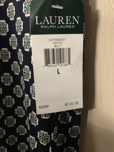 Lauren Ralph Lauren Women’s Blue Dress Size Large Retail $135.00 - Picture 5 of 12