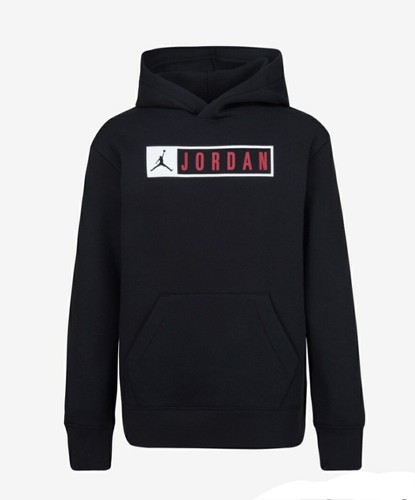 NIKE AIR JORDAN Pullover Fleece Hoodie Boys Size Large 12-14: NWT  - Picture 1 of 7