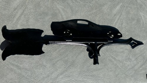 CORVETTE Weathervane Adjustable Angle Roof Mount C5 Design Sold Steel Rare - Picture 7 of 10