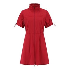 Genuine PEARLY GATES GOLF Womens String Zip-up Short Sleeve One Piece 