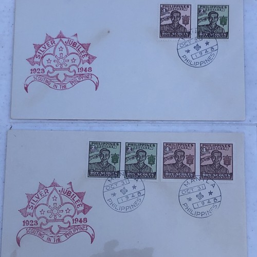"27" Mayfair Briefmarken Philippinen FDC 1948-1974 National Boy Scout Jamboree - Bild 8 von 24
