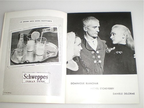 ANCIEN PROGRAMME THEATRE DE L'OEUVRE 1961 L'ANNONCE FAITE À MARIE - Imagen 2 de 4