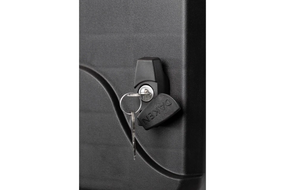 Deichselbox Daken Blackit 1 550x250x295mm + Vierkant Halter Anhänger Staubox - Bild 4 von 4