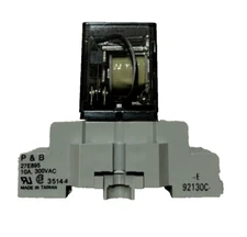 Potter & Brumfield K10P-11D15-24 Relay Coil 24VDC 10A 277VAC 1/2HP - 27E895 base