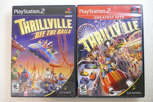Ps2 Thrillville: Off the Rails & Original (PlayStation 2, 2007) CIB