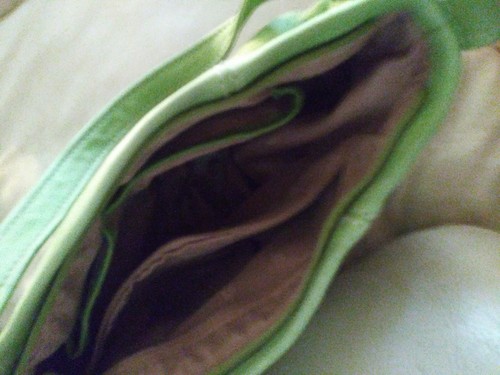 Fossil LIME Green LEATHER Shoulder Handbag - Picture 7 of 9
