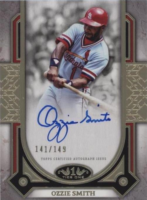 2024 Topps Tier One - Ozzie Smith #PPA-OS - 1 of 1