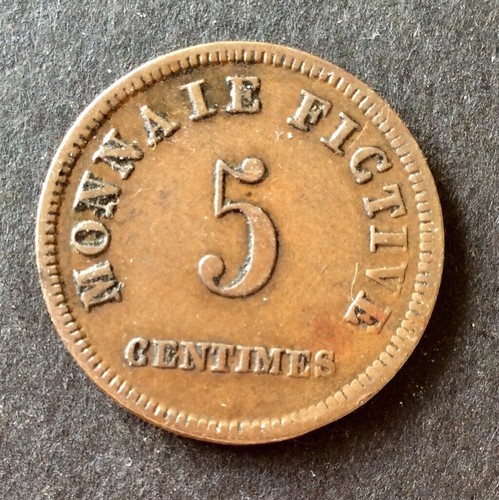 Belgio - Prigione di Reckheim - Moneta da 5 centesimi 1841 molto bella - Rara - Foto 2 di 2