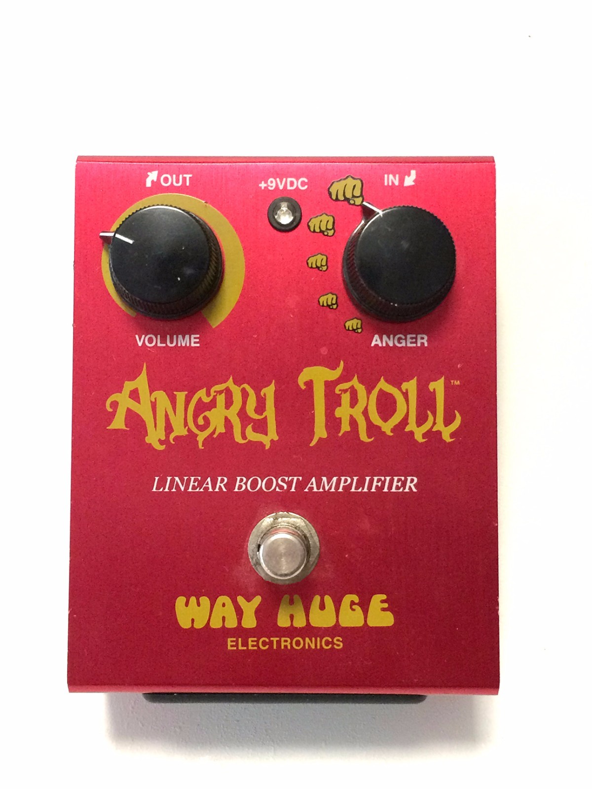 Way Huge WHE-101, Angry Troll, Boost, Guitar Effect Pedal Way Huge WHE-101, Angry Troll, Boost, Guitar Effect Pedal