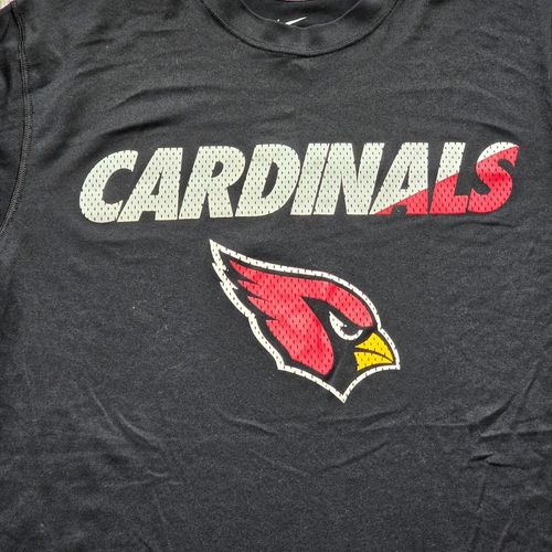 Arizona Cardinals Nike Dri Fit Shirt Mens Size Large NFL Football Black Sports - Picture 2 of 11