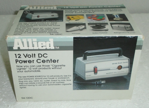 Centro de alimentación de CC Allied 12 voltios 54-12 DC NUEVO CAJA ABIERTA - Imagen 4 de 5
