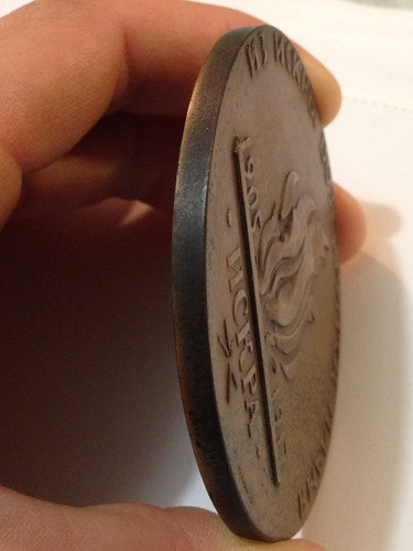 Russian Revolution 1905-1917,Soviet Russia,LENIN,1900 Jubilee Large Bronze Coin - Picture 3 of 11