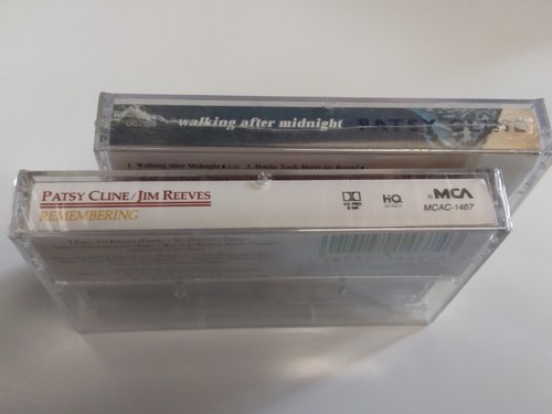 2 New Country Cassette Tapes Patsy Cline & Jim Reeves and patsy Cline "Midnight" - Picture 5 of 8