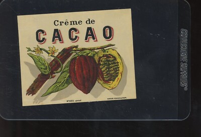 Creme De Caco Chuac Bottle Label No.439