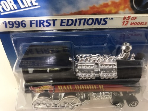 TREN LOCOMOTORA DE ROEDORES DE CARRIL HOT WHEELS 1996 PRIMERA EDICIÓN NUEVO EN PAQUETE 1996 - Imagen 6 de 12