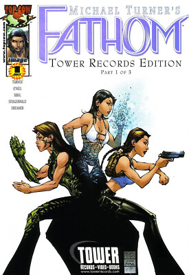 Fathom #12 Tower Records Foil Edition by Michael Turner IMAGE Comics