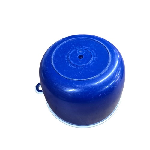 Copco Blue & White Salad Spinner With Lid & Basket Vintage - Picture 3 of 7
