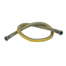 Stainless Steel Gas Transport Pipe 1/2 F x 1/2 F 100cm Flexible Socket