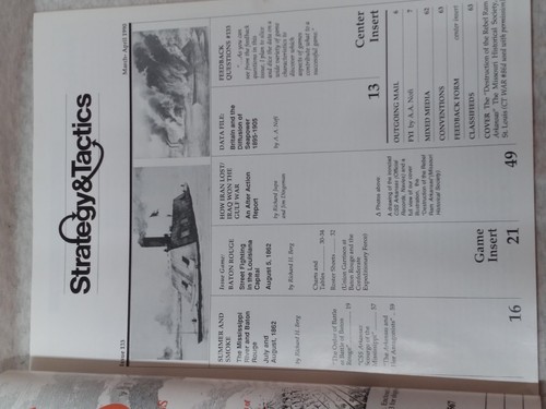 2- Strategy & Tactics Magazine Issues Number 99 & 133 UNPUNCHED Games & Boards - Picture 4 of 24