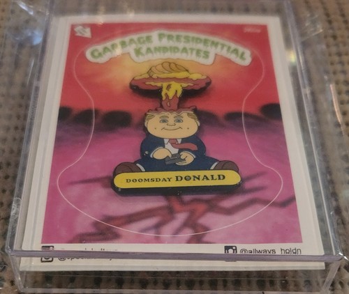 2016 SDCC DOOMSDAY DONALD ENAMEL PIN (#/100) GPK Garbage Presidential Kandidates - Picture 3 of 4