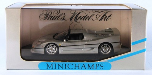 MINICHAMPS 1995 Ferrari F50 (Silver) 1/43 Scale Diecast Model NEW RARE! Awesome! - Picture 8 of 8