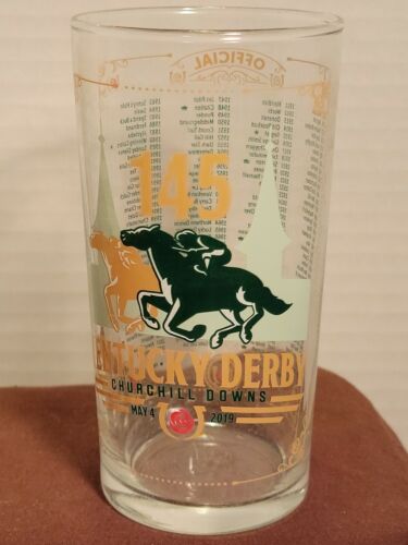 SET BESTEHEND AUS 2 offiziellen 2019 Kentucky Derby 145 Churchill Downs Mint Julep 12 Unzen Glas - Bild 4 von 6