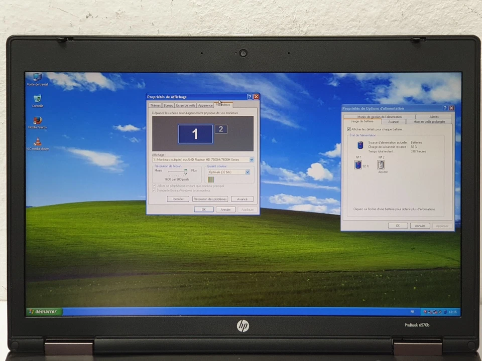 HP Français Französisch! Gaming Windows XP Pro Notebook 500GB 4GB 15,6" COM - Bild 2 von 4