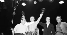 Tony Zale Wins Title For Second Time 1948 OLD BOXING PHOTO