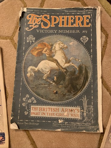 4x The Great War Magazines & 1x The Sphere Illustrated Newspaper - Picture 11 of 24