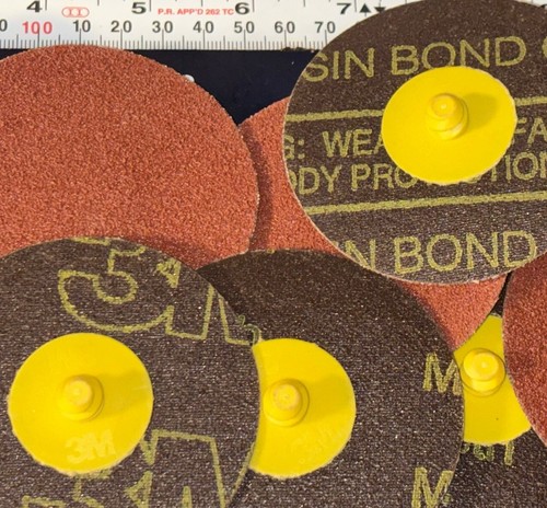 3M 3” 80 Grit ROLOC Disc 051144-11102 80YN 963G 10 Discs - Picture 2 of 4