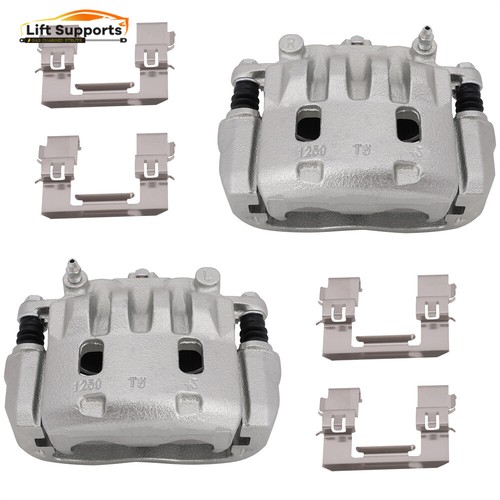 Pinzas de freno delanteras con par de soportes 2 para Subaru Impreza 2002-2016 doble pistón - Imagen 3 de 8