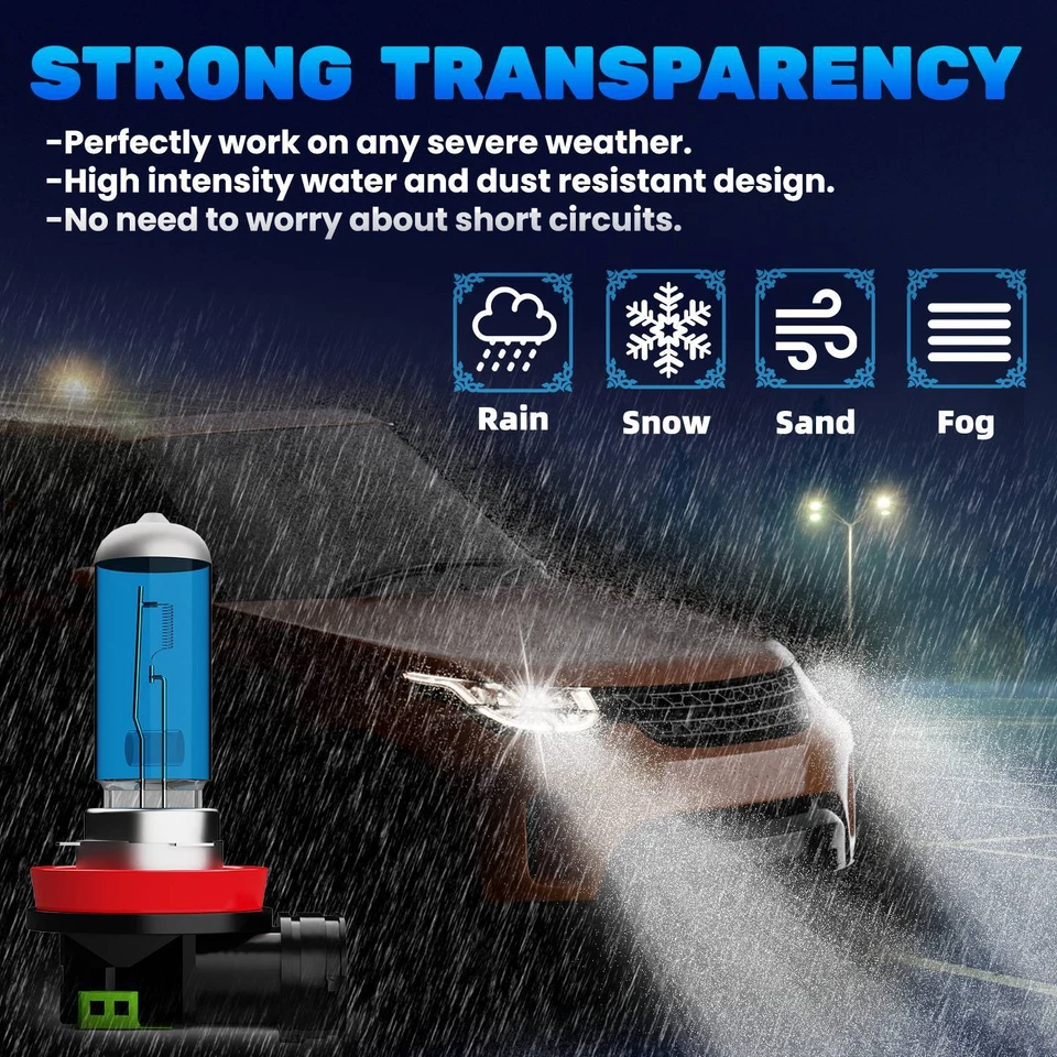 Combo de bombillas halógenas de haz de niebla alto bajo para BMW 328i GT xDrive 2014-2016 Foto 4 de 4