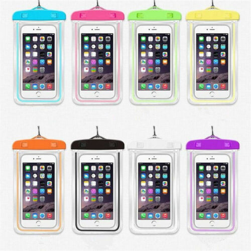 Fluorescencyjne etui etui sucha torebka na telefon komórkowy podwodne wodoodporne etui #CP - Zdjęcie 5 z 23