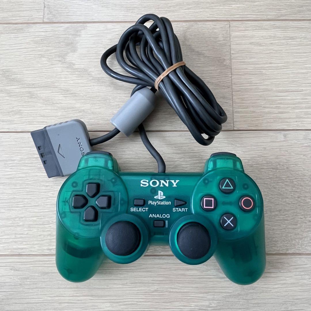 Sony Dual Shock 2 Emerald Green Official Controller | PS2 | Japan