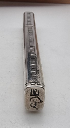 ANTIQUE DUTCH SILVER BODKIN CASE / SEALING WAX CASE CIRCA 1850 - Picture 6 of 8