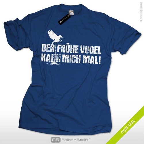 The Early Bird Can Catch Me The Worm Fun Cult Surfer Skater bmx T-Shirt - Picture 9 of 19