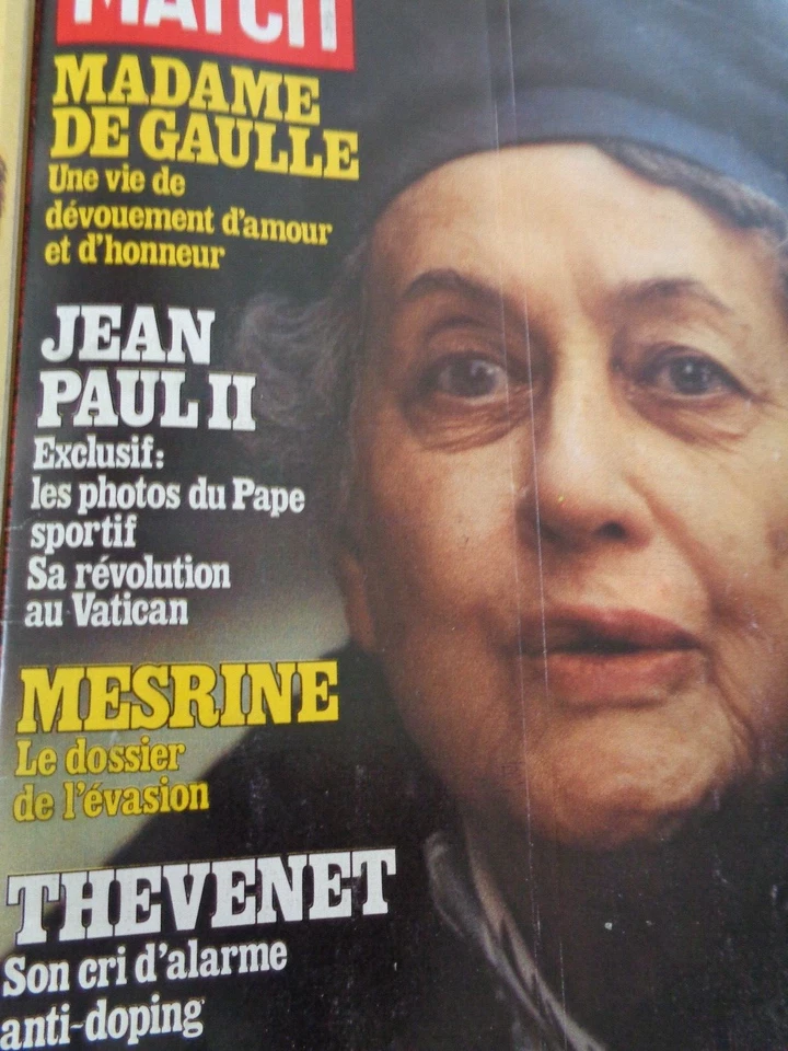 💥 Paris Match 2 N° - Mesrine Jacques son évasion le plan - sa femme Jocelyne - Photo 3/4