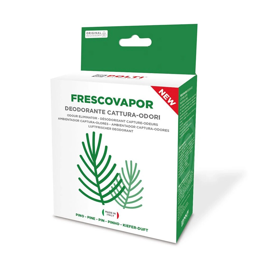 POLTI Deodorante Cattura Odori FrescoVapor "Pino" 2x200ml Vaporetto SV420 SV440