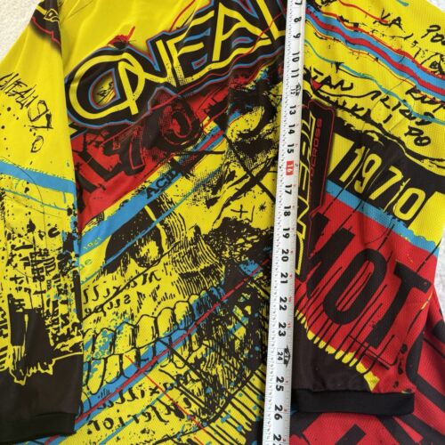O'Neal Dirt Bike Riding Motocross Off-Road Graphic Print Black Shirt Adult 2XL - Picture 5 of 9