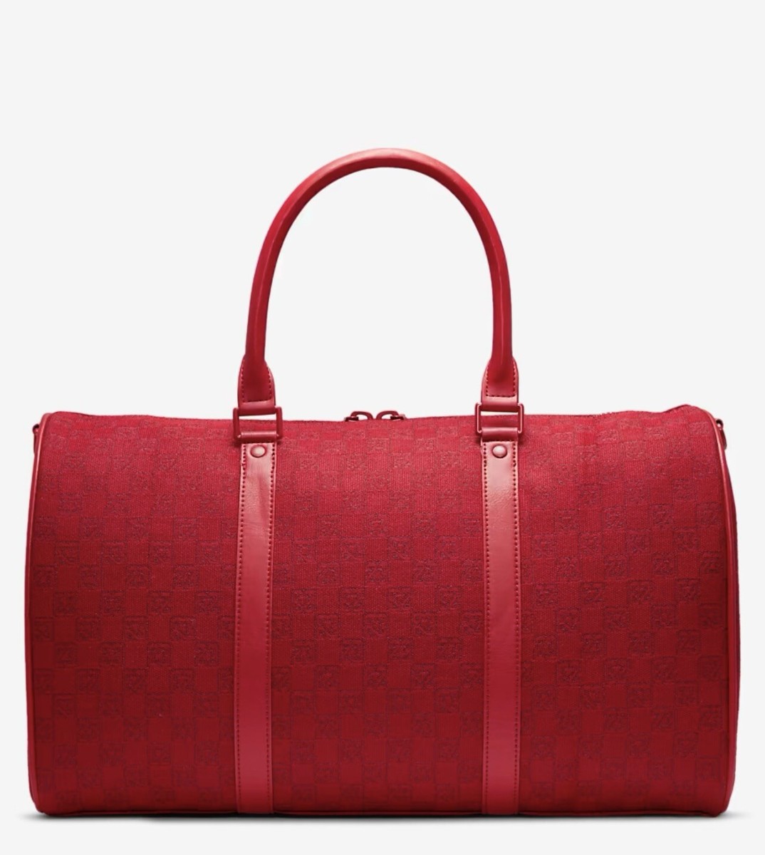 Air Jordan Monogram Red Duffle Bag Jacquard Luggage BRAND Air Jordan Monogram Red Duffle Bag Jacquard Luggage BRAND