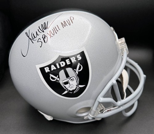 Casco F/S FIRMADO por Marcus Allen Los Angeles Raiders + SB MVP PSA/ADN AUTOGRAFIADO - Imagen 4 de 4