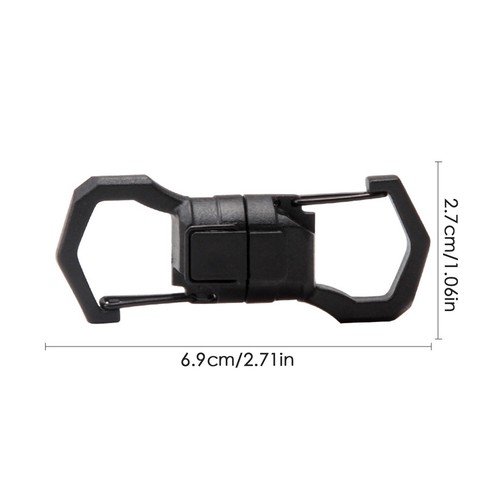 Magnetic Net Release Keychain Clip Holder Portable Fly Tying Equipment Fishing - Foto 2 di 14