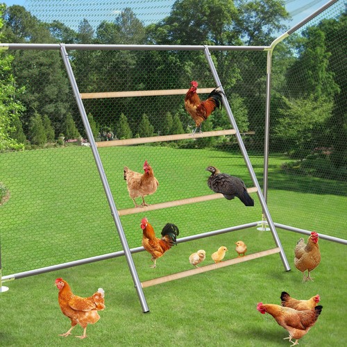 Chicken Perch, Chicken Coop Strong Roosting Bars, Large Chicken Roosting Ladder - Bild 10 von 17