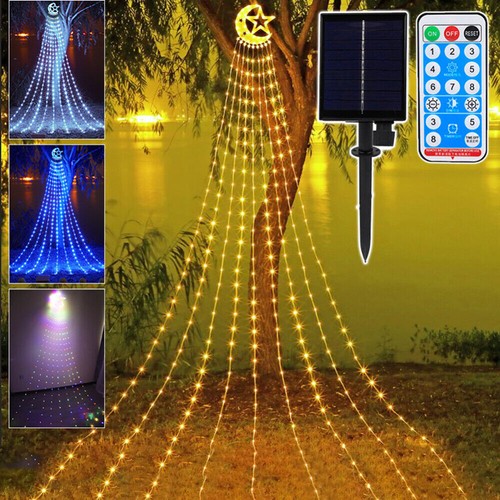 HOT SALE~ Solar LED Waterfall Light Star Christmas Tree String Lights Decor AU - Picture 22 of 25