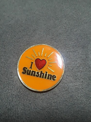 I Love Sunshine Lapel Pin Hat Pin - Picture 1 of 5